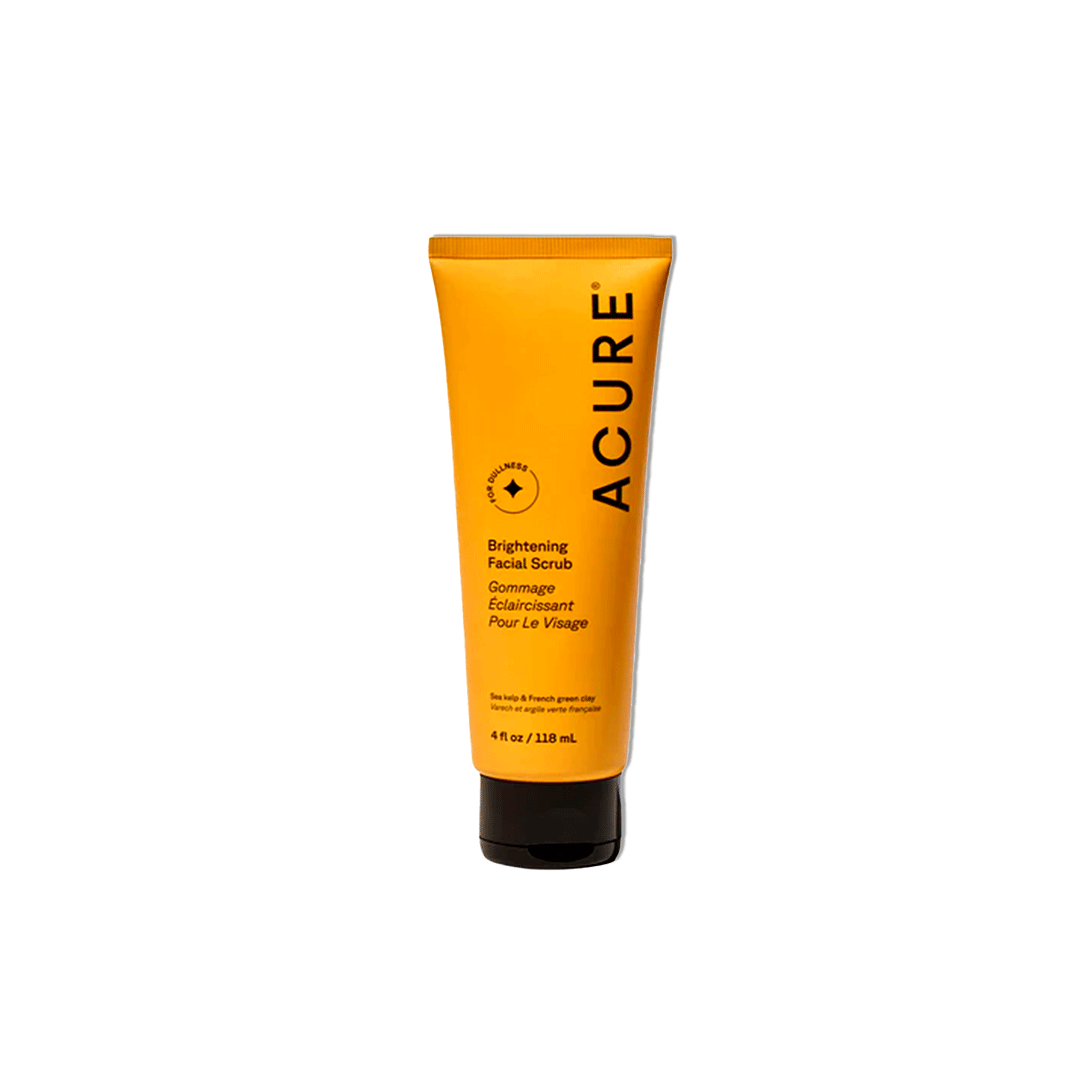 Acure Brightening Facial Scrub 118ml Natural Exfoliating Face Scrub