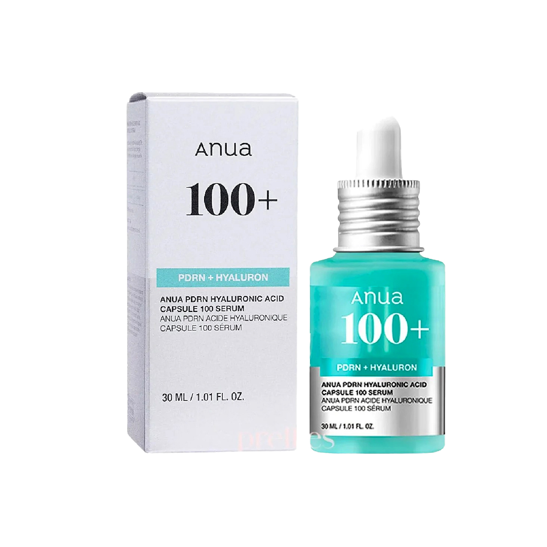 Anua PDRN Hyaluronic Acid Capsule 100 Serum – Glass Skin Hydrating Korean Serum 30ml