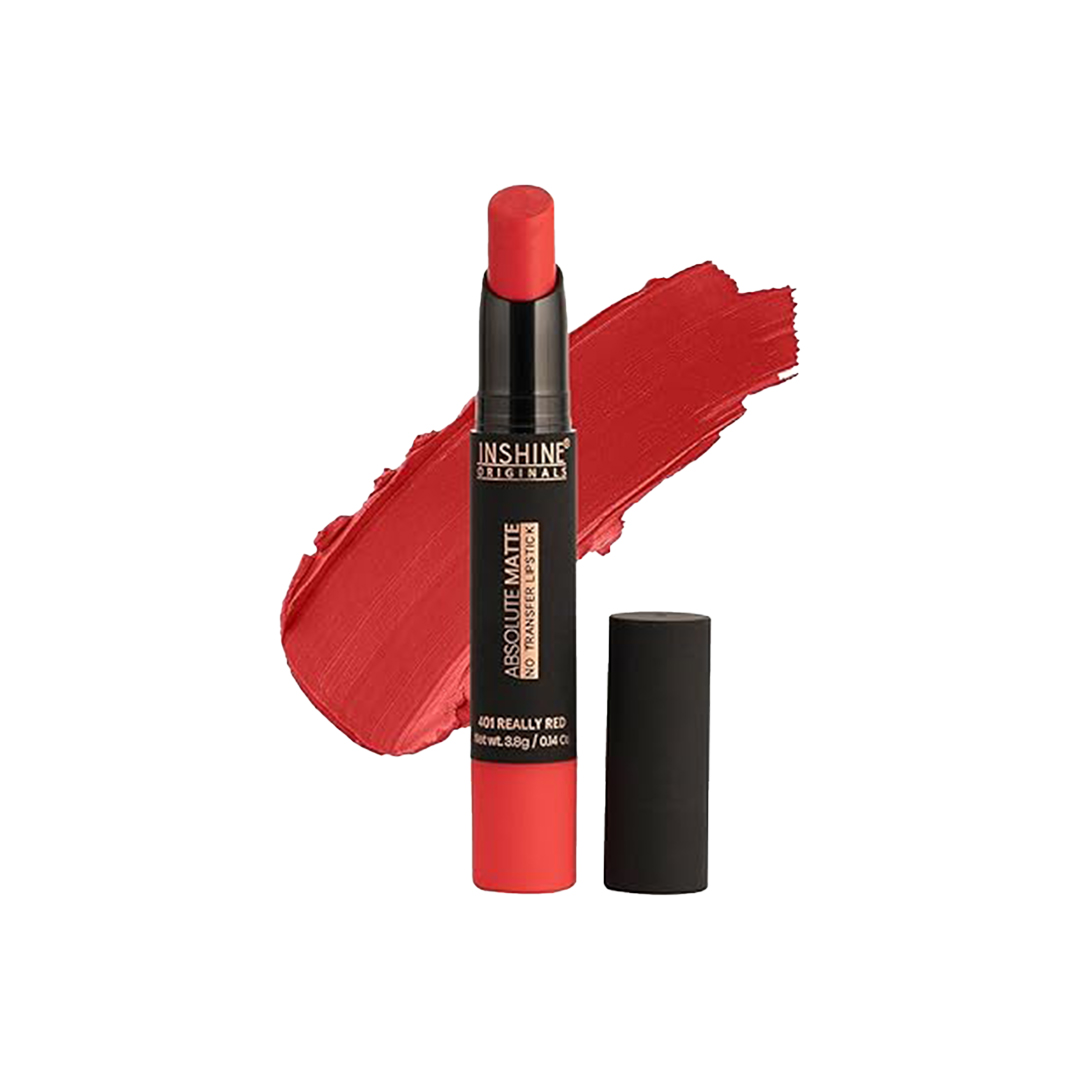 INSHINE Absolute Matte Lipstick – CHERRY RED 401