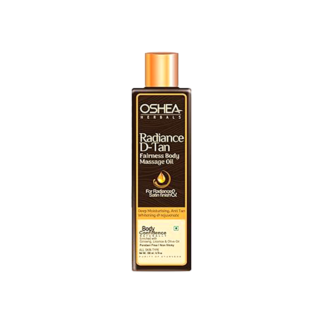 Oshea Herbals Radiance D-Tan Body Massage Oil (200ml)