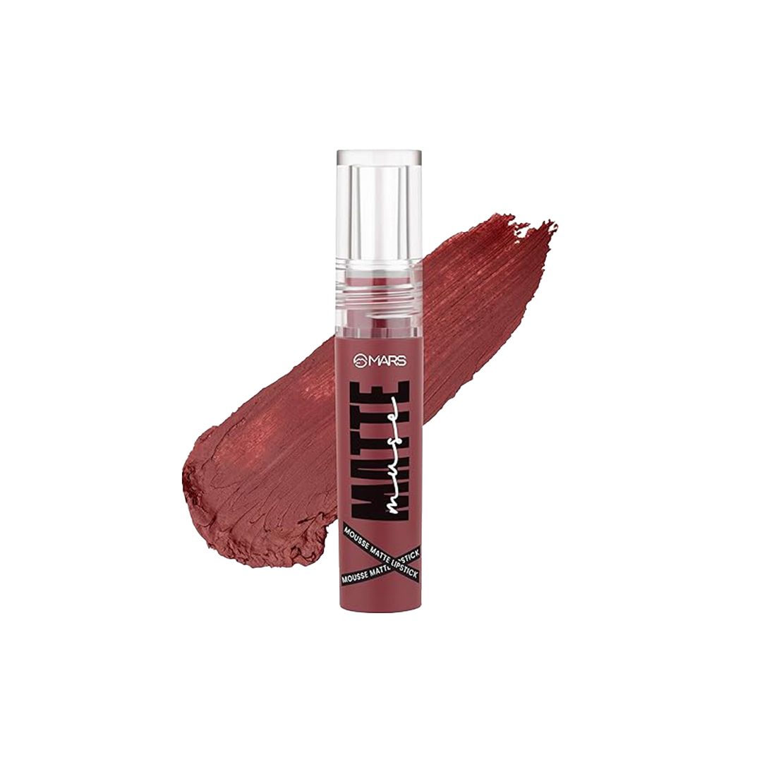 MARS Matte Muse Mousse Lipstick – Shade 01 Leading Lady (3ml)